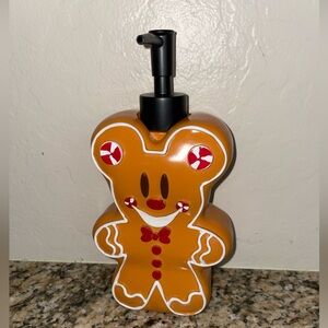 New Mickey Mouse Gingerbread Soap Pump